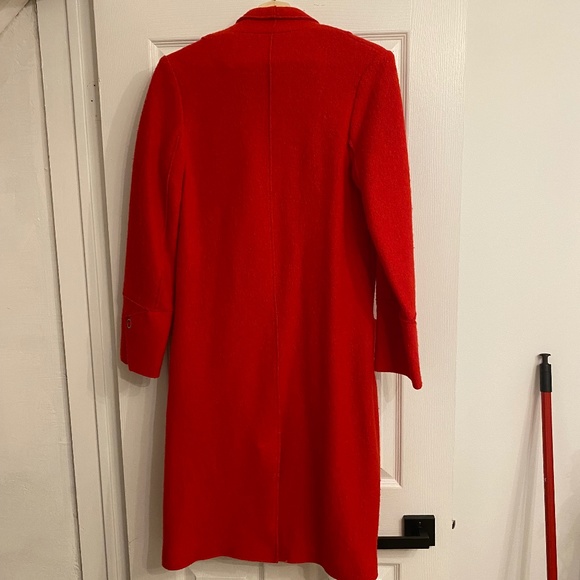 Zara Red Women's Overcoat - Size XS - Picture 2 of 3